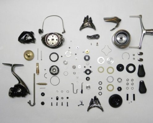 다이와 스피닝 릴 부품도(전개도) 번역