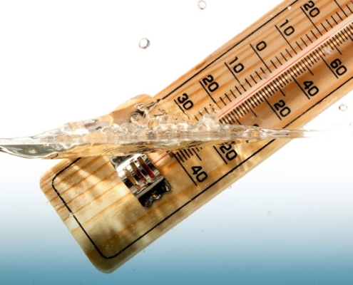 저수온기에는 수온변화의 폭이 큰 시간대를 공략하자.