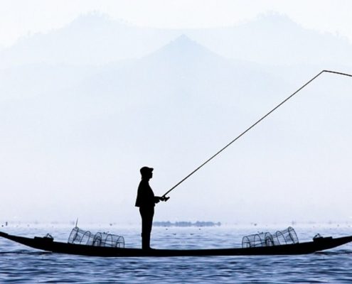 물고기를 못 잡으면 죽을 수도 있었다.