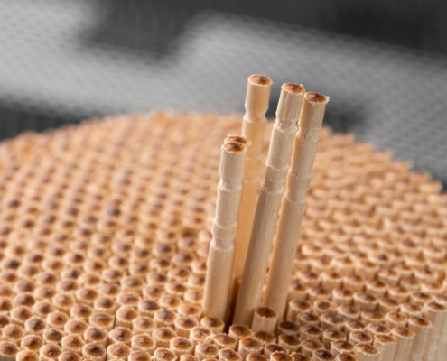 이쑤시개와 낚시용품